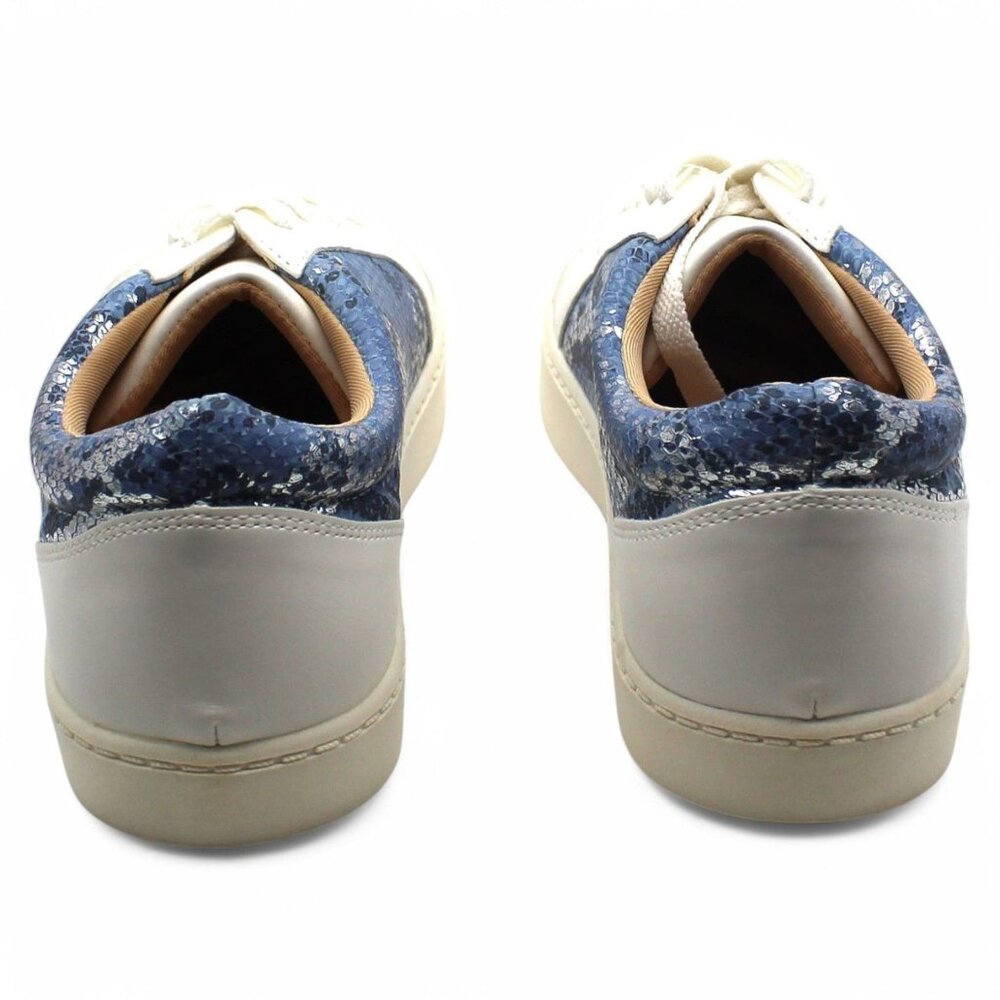 Journee Collection Comfort Foam Lynz Sneakers (Blue) Women S Shoes - Picture 8 of 8